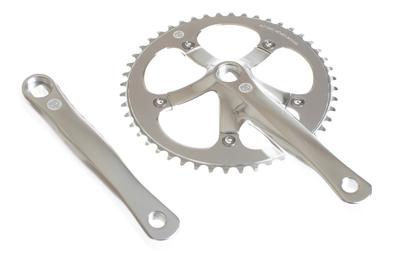 BLB Track 46T Crankset - Zilver BLB Track 46T Crankset - Zilver