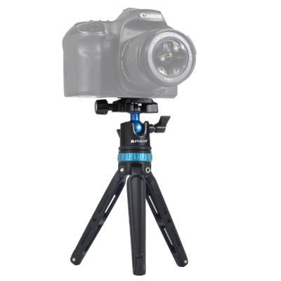 PULUZ Pocket Mini verstelbare metalen Desktop statief mount met 360 graden bal hoofd voor DSLR & digitale camera's verstelbare hoogte: 11-20.2 cm (b