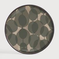 Ethnicraft Rond Dienblad 'Connected Dots' 48cm
