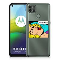 Motorola Moto G9 Power Silicone Back Cover Popart Oh Yes - thumbnail