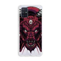 Hell Hound and Serpents: Galaxy A71 Transparant Hoesje