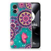 Motorola Edge 30 Neo | Hoesje maken | Cirkels en Vlinders