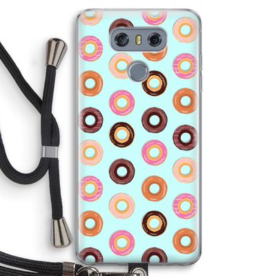 Donuts: LG G6 Transparant Hoesje met koord
