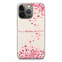 Hartjes en kusjes: iPhone 13 Pro Transparant Hoesje