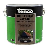 Houtcoat waterbasis zwart 2,5l verf/beits - Tenco