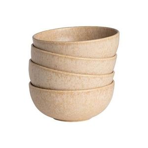 by fonQ Mixed Ceramics Kommen 4st. - Ø 15 cm - Zand