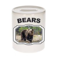 Dieren liefhebber bruine beer spaarpot - beren cadeau - Spaarpotten