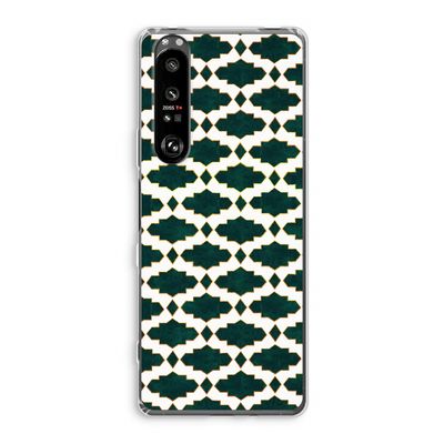 Moroccan tiles: Sony Xperia 1 III Transparant Hoesje