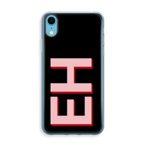 Monogram: iPhone XR Transparant Hoesje