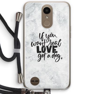 Partner in crime: LG K10 (2017) Transparant Hoesje met koord