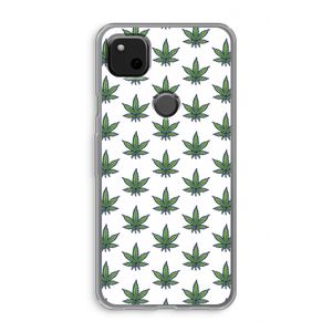 Weed: Google Pixel 4a Transparant Hoesje