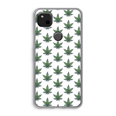 Weed: Google Pixel 4a Transparant Hoesje