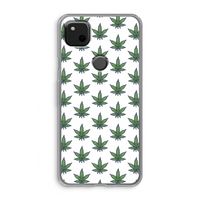 Weed: Google Pixel 4a Transparant Hoesje