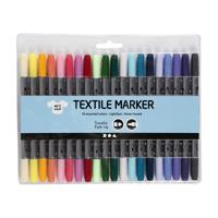 Creativ Company Textielstiften - extra kleuren, 20st.