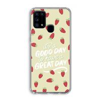Don't forget to have a great day: Samsung Galaxy M31 Transparant Hoesje