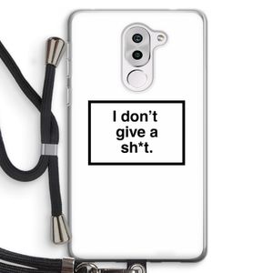 Don't give a shit: Honor 6X Transparant Hoesje met koord