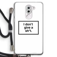 Don't give a shit: Honor 6X Transparant Hoesje met koord