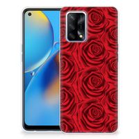 OPPO A74 4G TPU Case Red Roses - thumbnail