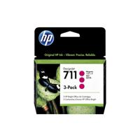 HP 711 magenta DesignJet inktcartridges, 29 ml, 3-pack