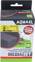 Aquael Schuimstofpatroon 2-Pack voor Fan 1 Plus & ASAP 300 - Optimale Aquarium Waterfiltratie