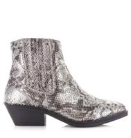 Maruti - Tessy enkellaarzen zilver Leer Dames