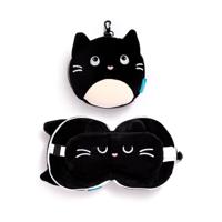 Ty Relaxeazzz feline fine rond reiskussen & slaapmasker