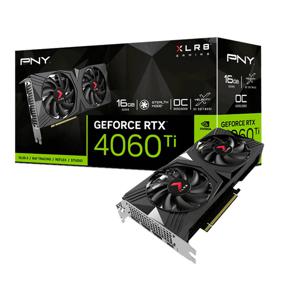 PNY Nvidia GeForce RTX 4060 Ti Videokaart XLR8 Gaming VERTO Overclocked Dual Fan 16 GB GDDR6-SDRAM PCIe x16 DisplayPort, HDMI NVIDIA G-Sync