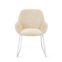 Jesper Home Kushi eetkamerstoel Trouty Tinge slide white
