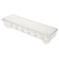 PlasticForte Eierdoos - koelkast organizer eierhouder - 14 eieren - transparant - kunststof - 37 x 1 PlasticForte Eierdoos - koelkast organizer eierhouder - 14 eieren - transparant - kunststof - 37 x 1