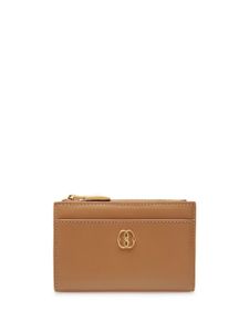 Bally Emblem logo-plaque wallet - Marron