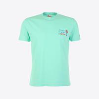 T-shirt Turquoise Print