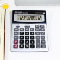 OSALO OS-1200V 12 cijfers Desktop Calculator zonne-energie Dual Power Calculator