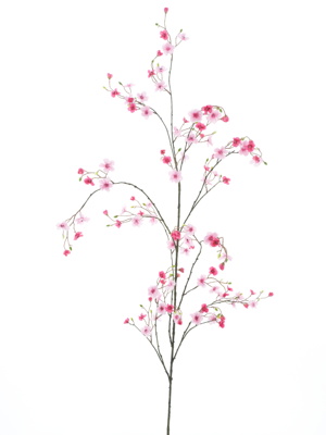 Mini daisy branch pink red 172 cm kunstbloem - Nova nature