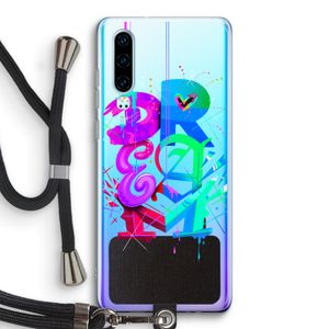 Dream: Huawei P30 Transparant Hoesje met koord