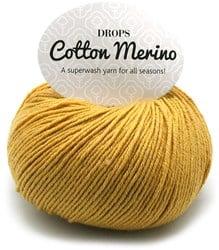 Drops Cotton Merino Uni Colour 15 Mosterdgeel