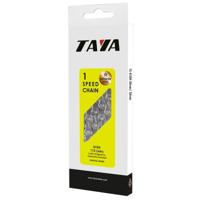 Taya ketting 410h 1-speed 1/2x1/8 112 schakels zilver