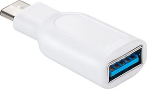 USB 3.2 GEN 1 (USB 3.0) Adapter - USB-C naar USB-A - 5Gbit/s - USB adapter - USB-C (M) naar USB-A (F) adapter - 5Gbit/s - GEN 1 - wit