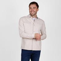 Heren Overshirt Andel | Zand Melange Heren Overshirt Andel | Zand Melange