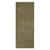 Kave Home Vloerkleed 'Empuries' 80 x 200cm, kleur Donkergroen