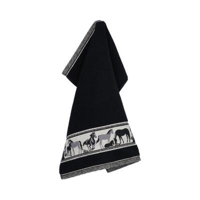 Bunzlau Castle Bunzlau Castle keukendoek Horse black 53x60