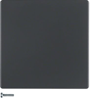 Berker Drukknop 1-voudig q antraciet 85141126