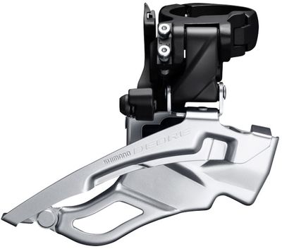 Shimano voorderailleur 3 x 10-speed deore fd-t6000 down swing met hoge klem 44-48t zwart