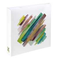 Hama Memo-album Brushstroke Voor 200 Foto&apos;s Van 10x15 Cm Groen