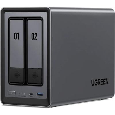 UGREEN nasync dxp2800 (grijs, 2,5gbe, hdmi, usb-c)