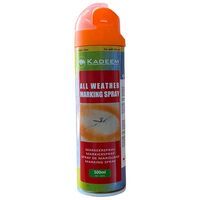 Markeerspray All Weather 500ml Fluor Oranje Kadeem
