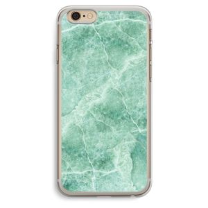 Groen marmer: iPhone 6 Plus / 6S Plus Transparant Hoesje