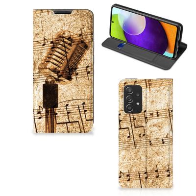 Samsung Galaxy A52 Stand Case Bladmuziek