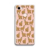 Alpacas: Google Pixel 3 Transparant Hoesje