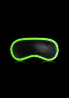 Eye Mask - Glow in the Dark - Neon Green/Black - thumbnail