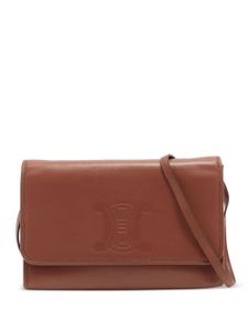 Céline Pre-Owned Triomphe leren schoudertas - Bruin